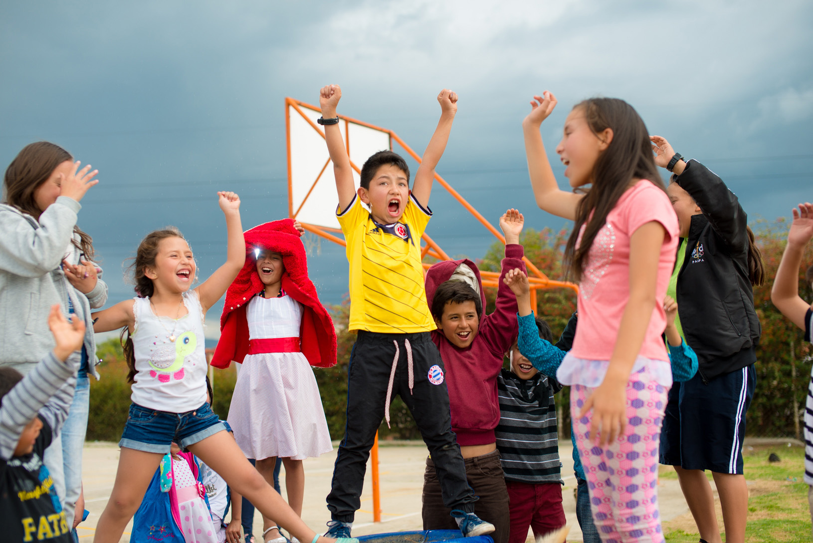 Foto de niños disfrutando